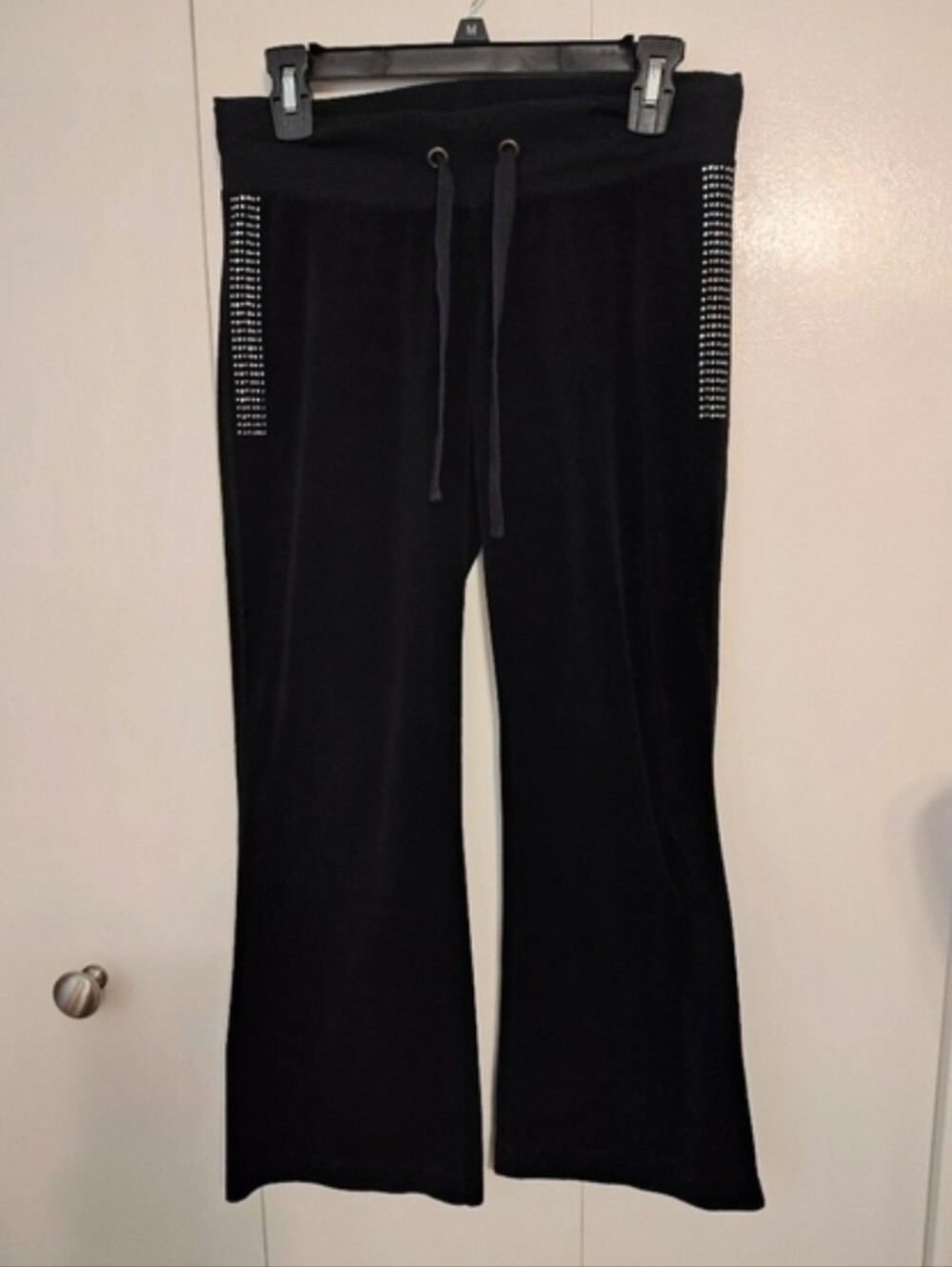 Jenni by Jennifer Moore Black Wide Leg Capris